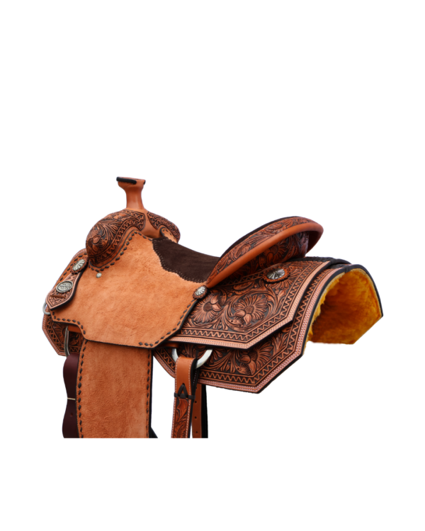 Team roper custom saddle
